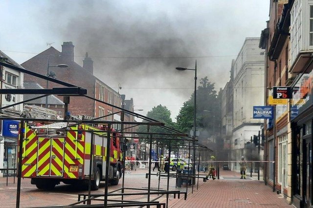 Electrical Fire saw flames spew out of manhole like dragon fire in Worksop